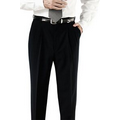 Men's Polyester Pleated Front Pants